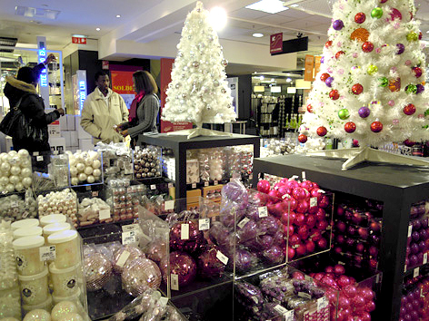 デパートのかわいいクリスマス用品 デパートのかわいいクリスマス用品