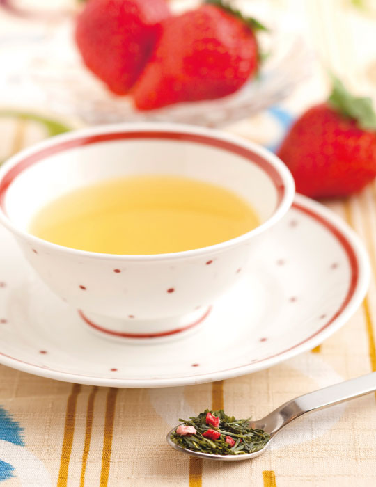 最初に誕生した、とちおとめ緑茶